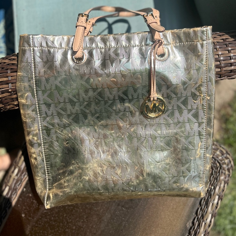 Michael Kors Metallic Tote